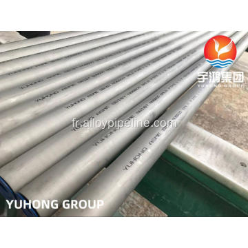 ASME SB167 ALLOY600 N06600 Pipe sans couture